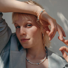 Load image into Gallery viewer, Silver Pearl bracelet