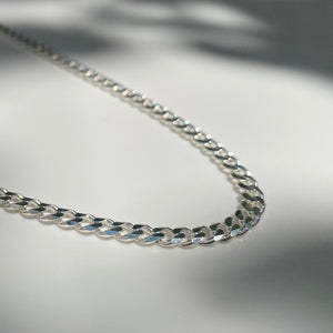 Silver Cuban necklace