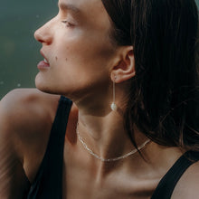 Load image into Gallery viewer, Silver Anker Pearl necklace