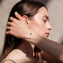 Load image into Gallery viewer, Silver Pearl and Dukat bracelet