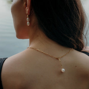Gold Anker Pearl necklace