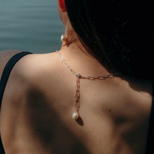 Load image into Gallery viewer, Silver Anker Pearl necklace