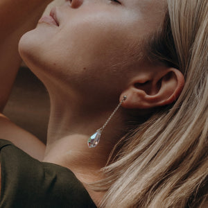 Silver Magic Drop earrings