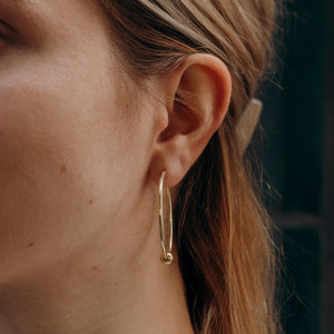 Gold Maxi Creole earrings