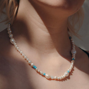 Silver Pearl necklace