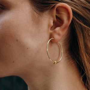 Gold Maxi Creole earrings