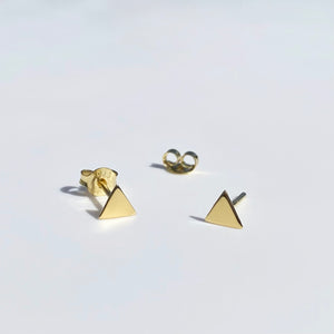 Gold Triangle earrings