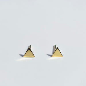 Gold Triangle earrings