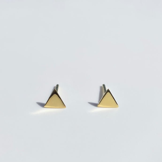 Gold Triangle earrings