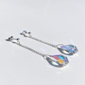 Silver Magic Drop earrings