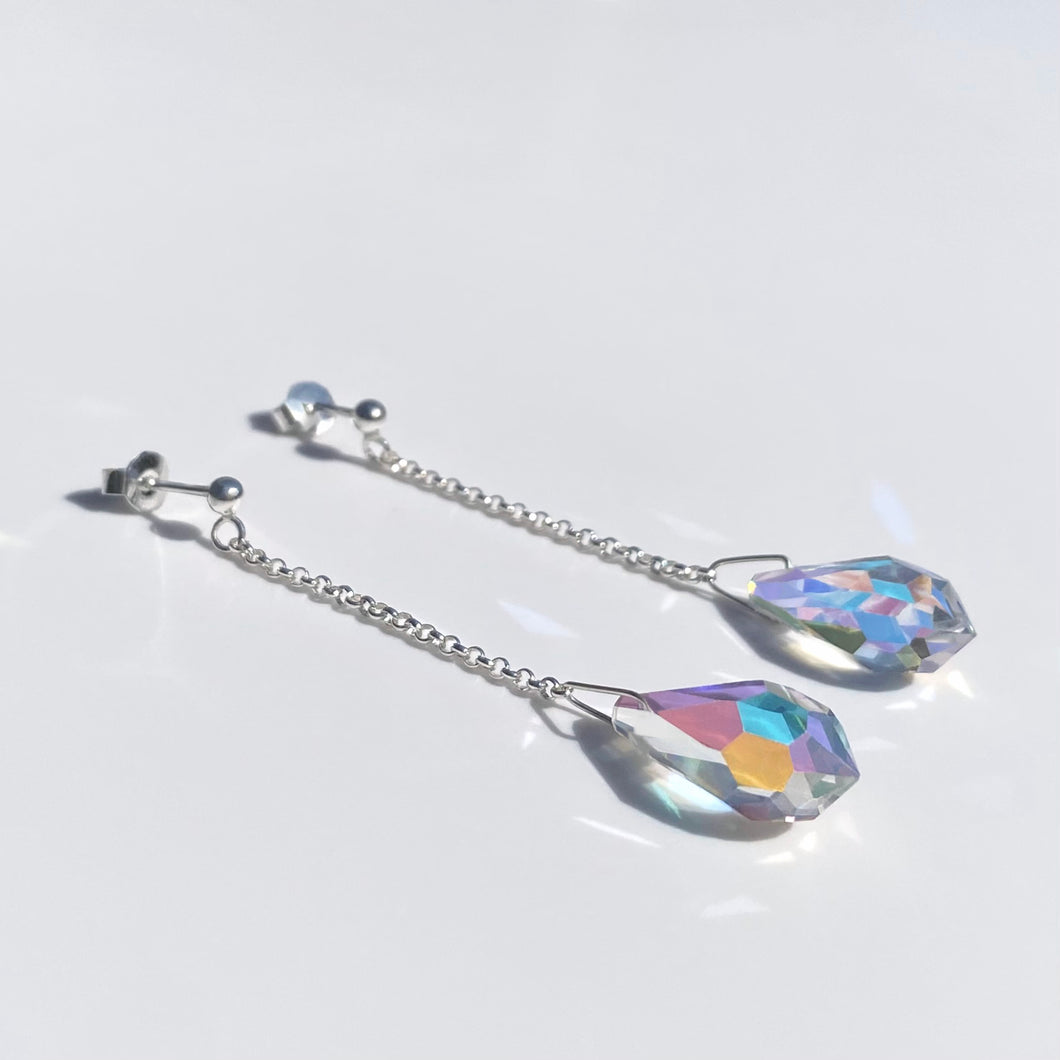 Silver Magic Drop earrings