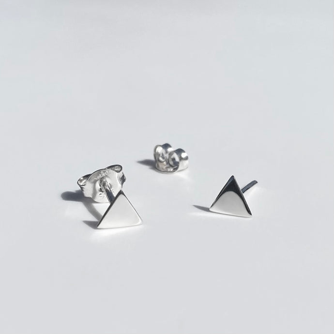 Silver Triangle earrings
