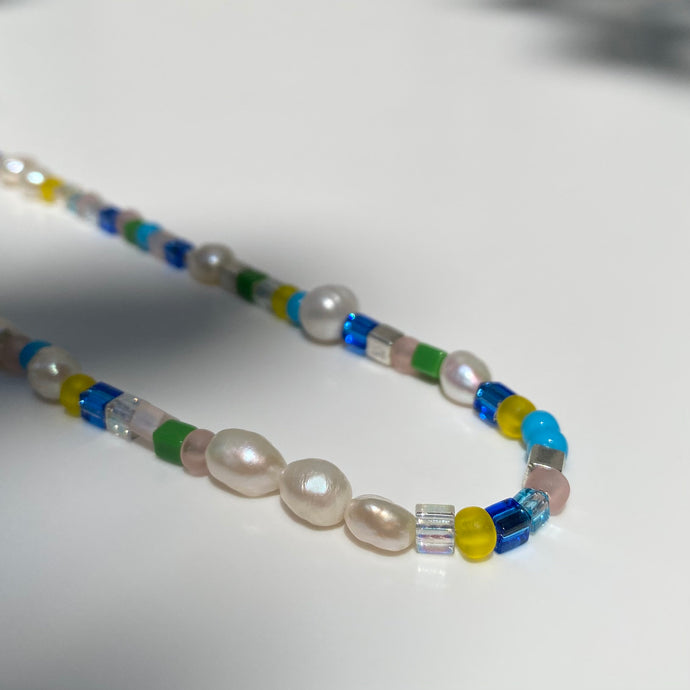 Silver Miyu Pearl necklace