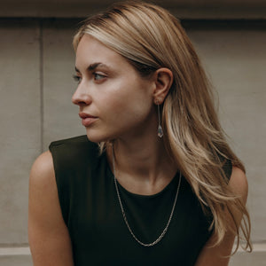Silver Magic Drop earrings