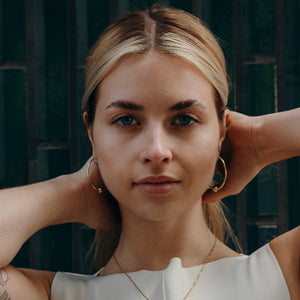 Gold Maxi Creole earrings