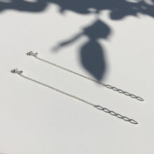 Load image into Gallery viewer, Silver Leo earrings