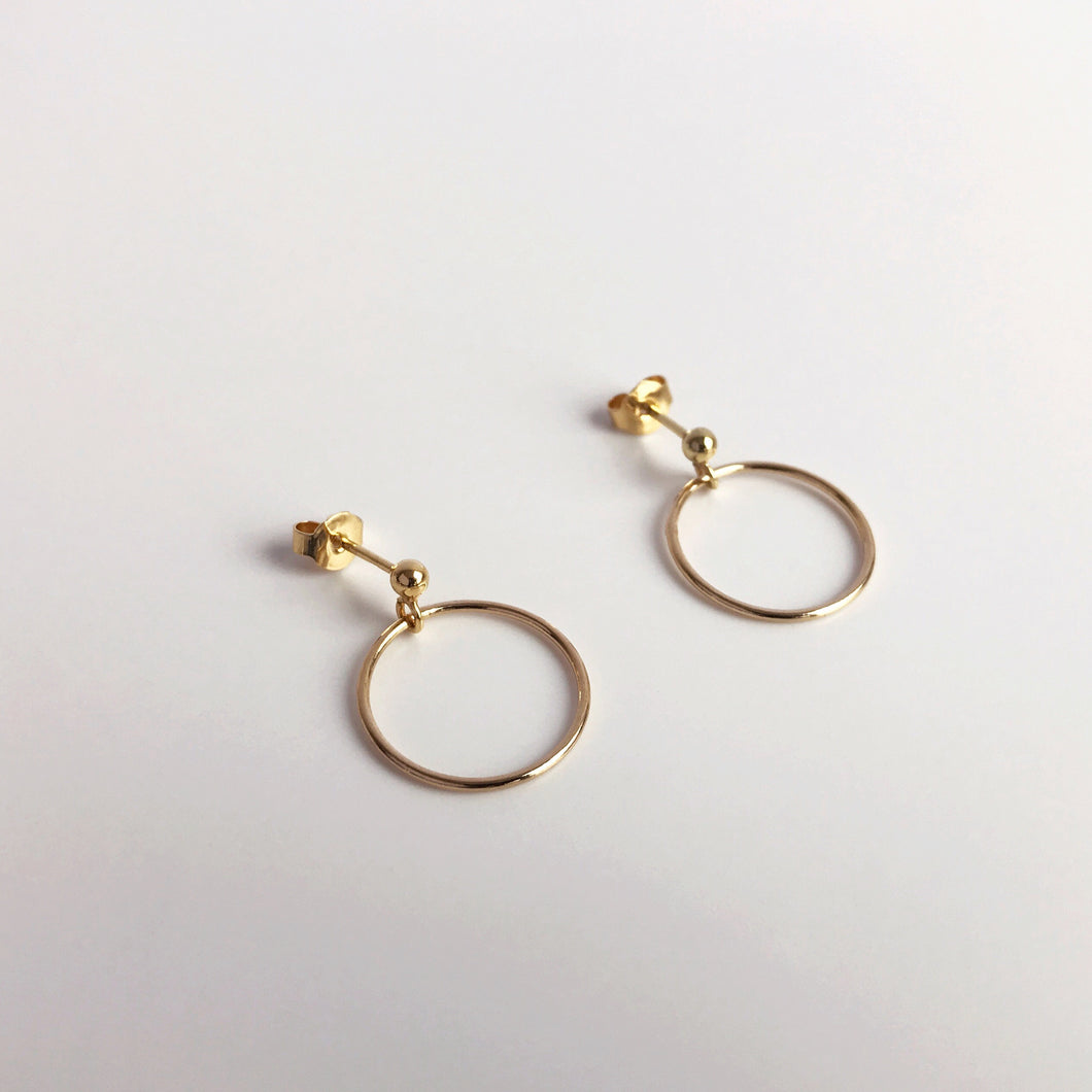 Gold Ring earrings