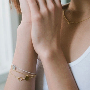 Gold Slender Dukat bracelet