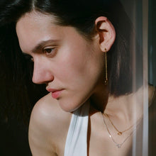 Load image into Gallery viewer, Gold Longline Dukat earrings